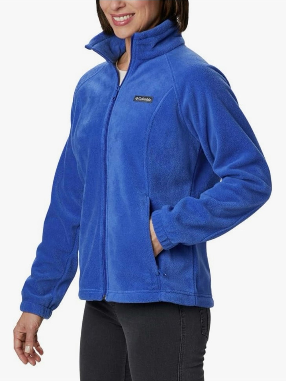 NWT  Columbia  Royal Blue Benton Springs Full Zip Fleece Jacket - XS